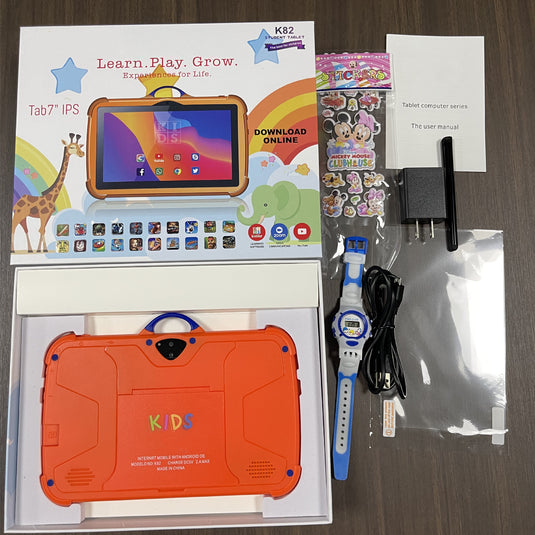 Cross-border new 7-inch tablet computer wholesale eight-core full network children's student computer WIFI learning machine foreign trade