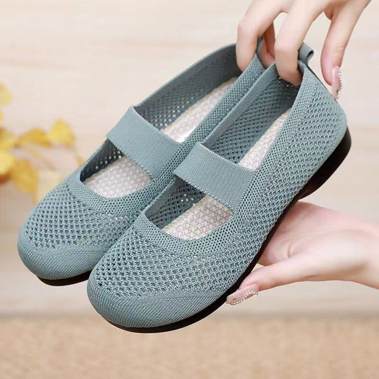 Shoes for women 2023 spring new women's shoes casual mom shoes socks mesh shoes soft sole sports foreign trade women's shoes