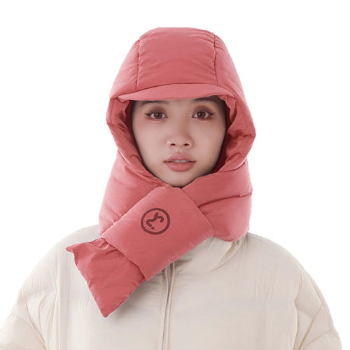 Load image into Gallery viewer, Winter Fleece Cap With Scarf Skiing Cycling Thermal Hat Outdoor Sports
