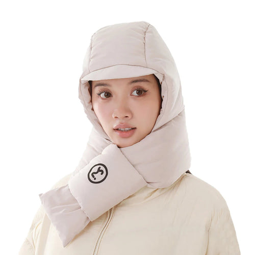 Load image into Gallery viewer, Winter Fleece Cap With Scarf Skiing Cycling Thermal Hat Outdoor Sports

