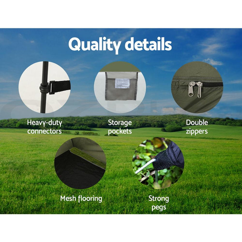 Load image into Gallery viewer, Weisshorn Camping Shower Toilet Tent Outdoor Portable Changing Room
