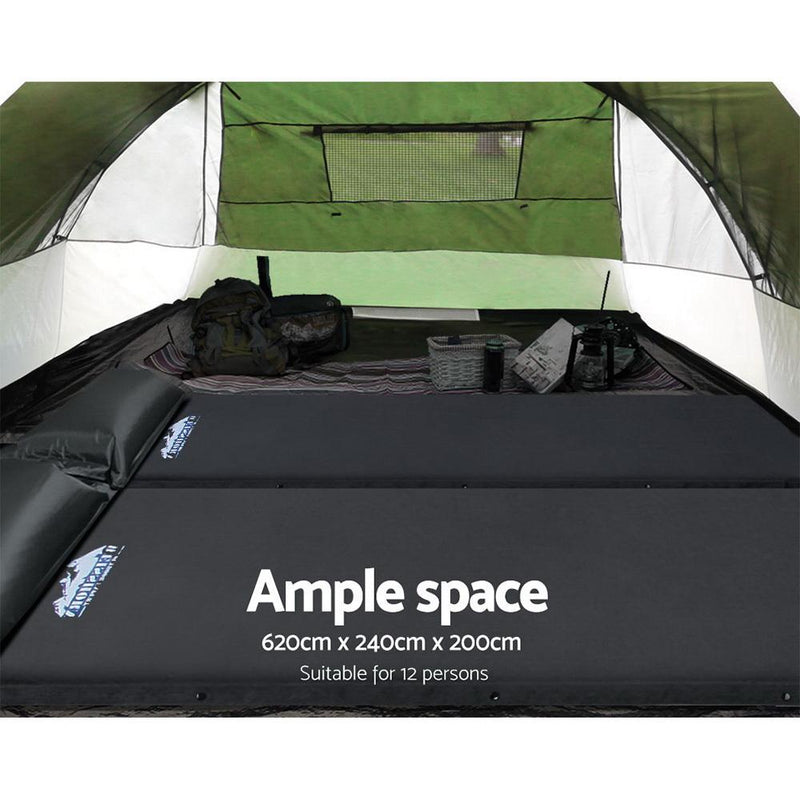 Load image into Gallery viewer, Weisshorn Family Camping Tent 12 Person Hiking Beach Tents (3 Rooms)
