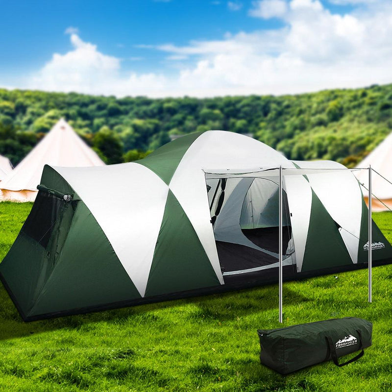 Load image into Gallery viewer, Weisshorn Family Camping Tent 12 Person Hiking Beach Tents (3 Rooms)
