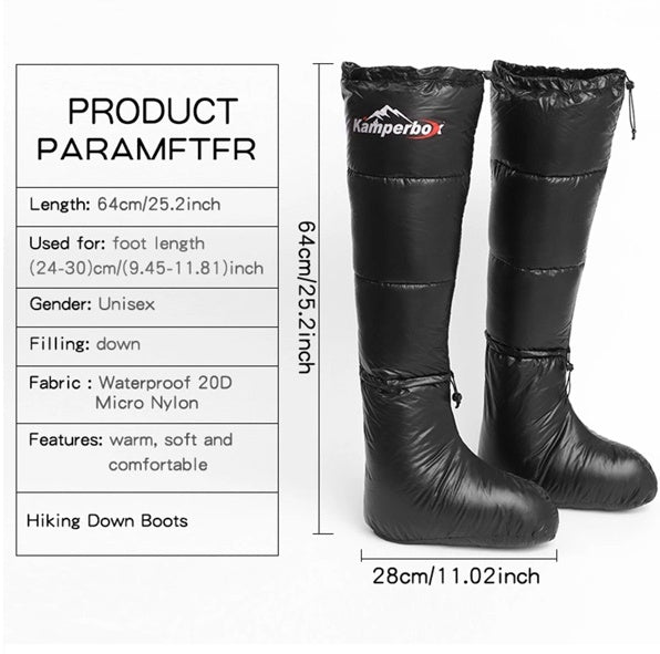 Load image into Gallery viewer, Camping Down Socks Down Boots Sleeping Bag Socks Down Boots Camping

