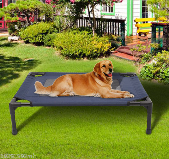 Load image into Gallery viewer, PawHut Elevated Pet Bed Dog Cat Cot Cozy Beds Camping Comfortable,
