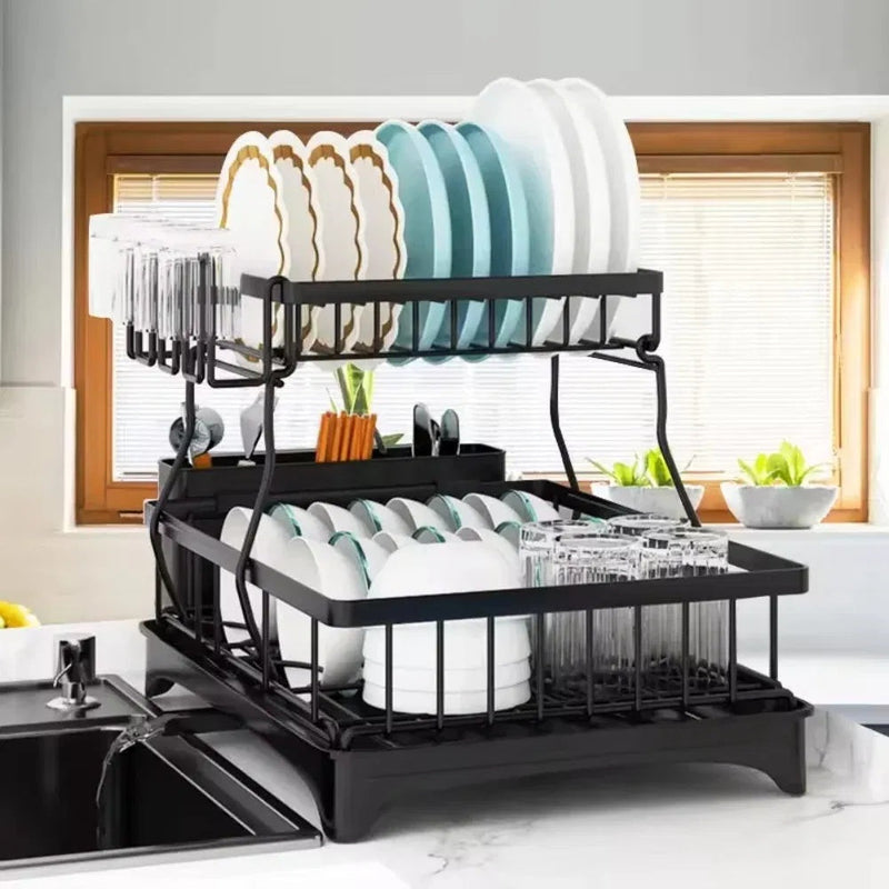 Load image into Gallery viewer, Dish Racks For Kitchen Counter, Stainless Steel Kitchen Dish Drying
