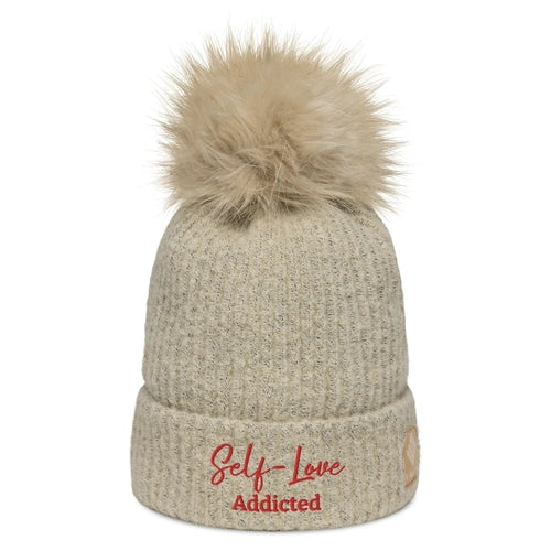 Load image into Gallery viewer, Winter Hats - Self Love Addicted - Columbia pom-pom beanie with
