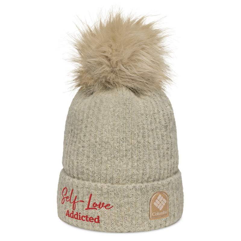 Load image into Gallery viewer, Winter Hats - Self Love Addicted - Columbia pom-pom beanie with

