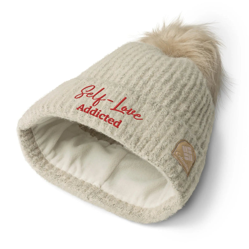 Load image into Gallery viewer, Winter Hats - Self Love Addicted - Columbia pom-pom beanie with
