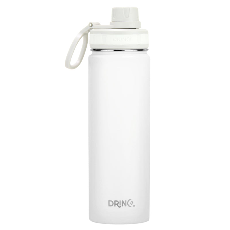 Load image into Gallery viewer, DRINCO® 22oz Stainless Steel Sport Water Bottle - Artic White
