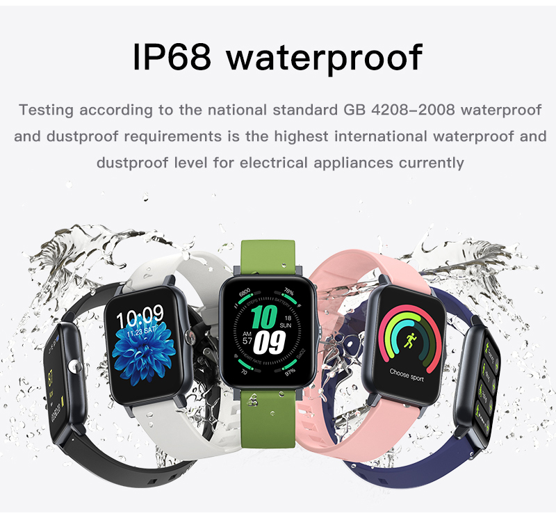 Load image into Gallery viewer, High Quality Waterproof Full Touch Screen Sport Bluetooth SmartWatch
