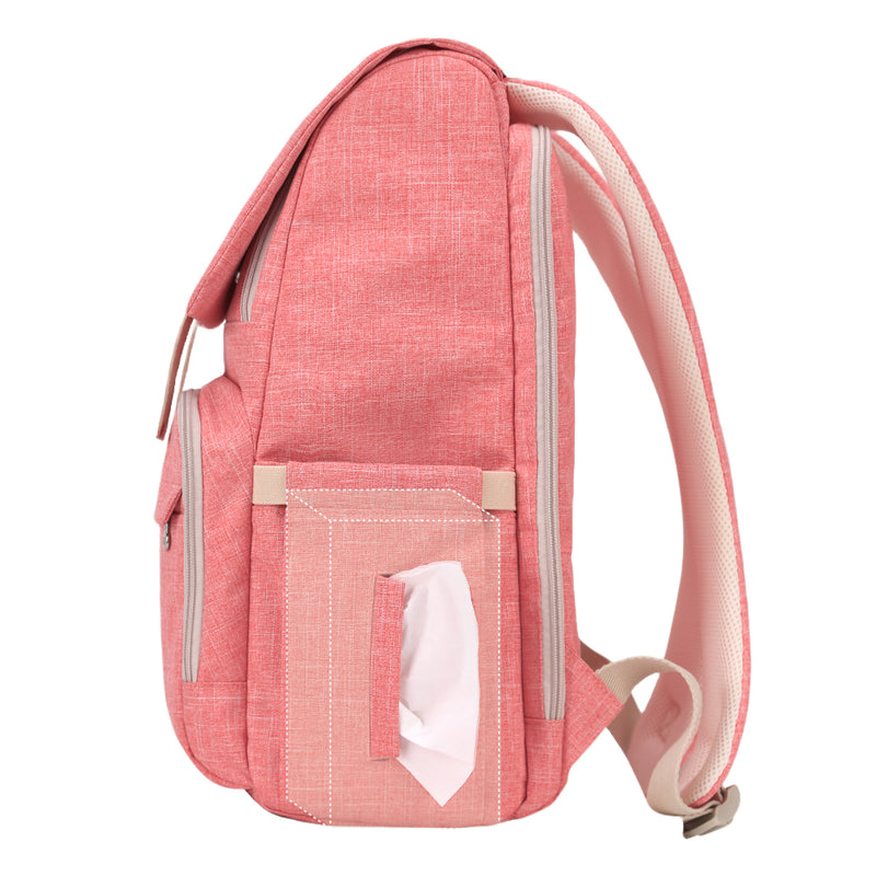 Load image into Gallery viewer, Canvas Diaper Bag Travel Backpack
