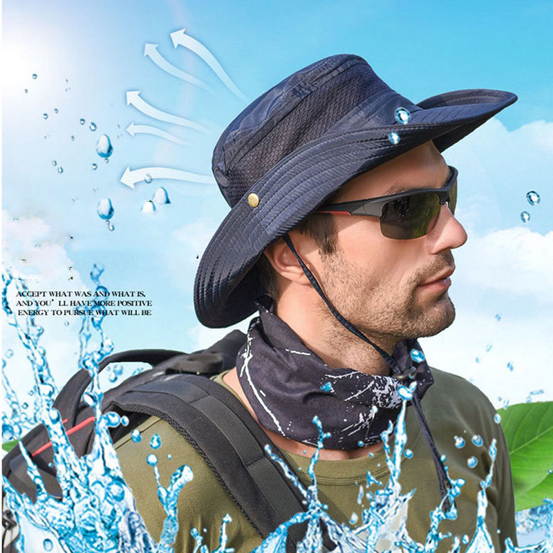 Load image into Gallery viewer, Sun Hat for Men, Summer UV Protection SPF Waterproof Boonie Hat
