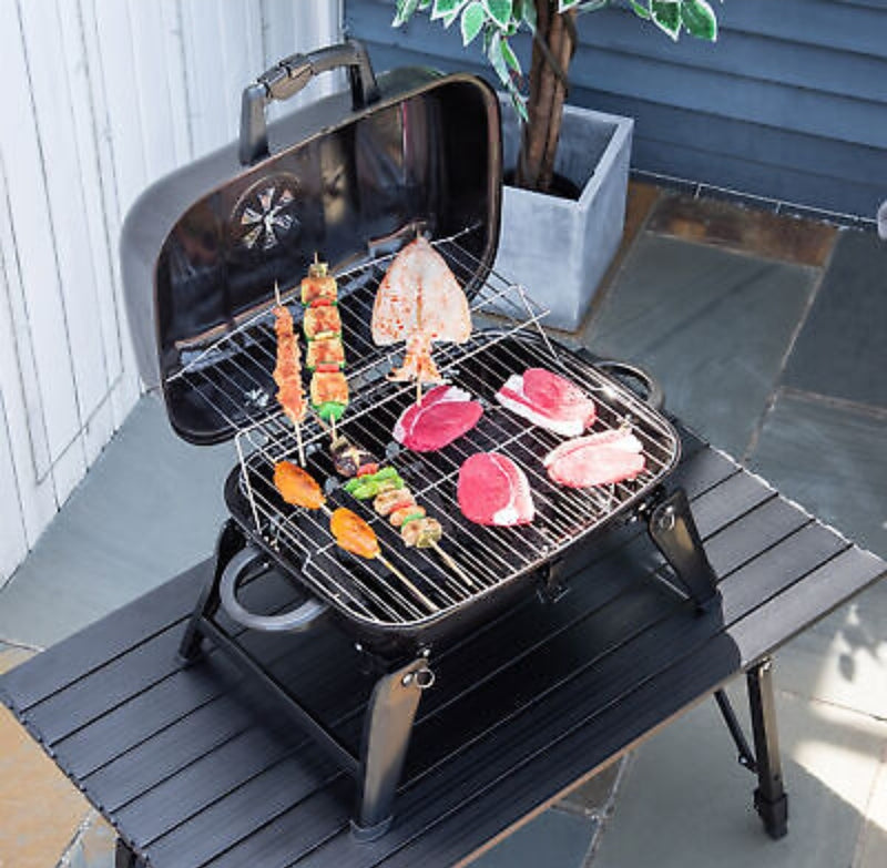 Load image into Gallery viewer, Portable Tabletop BBQ Charcoal Grill
