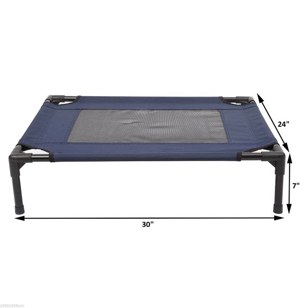 Load image into Gallery viewer, PawHut Elevated Pet Bed Dog Cat Cot Cozy Beds Camping Comfortable,

