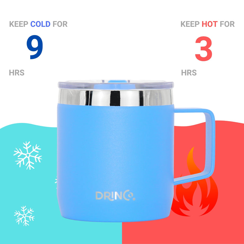 Load image into Gallery viewer, DRINCO® 14 oz Coffee Mug Vacuum Insulated Camping Mug Double Wall
