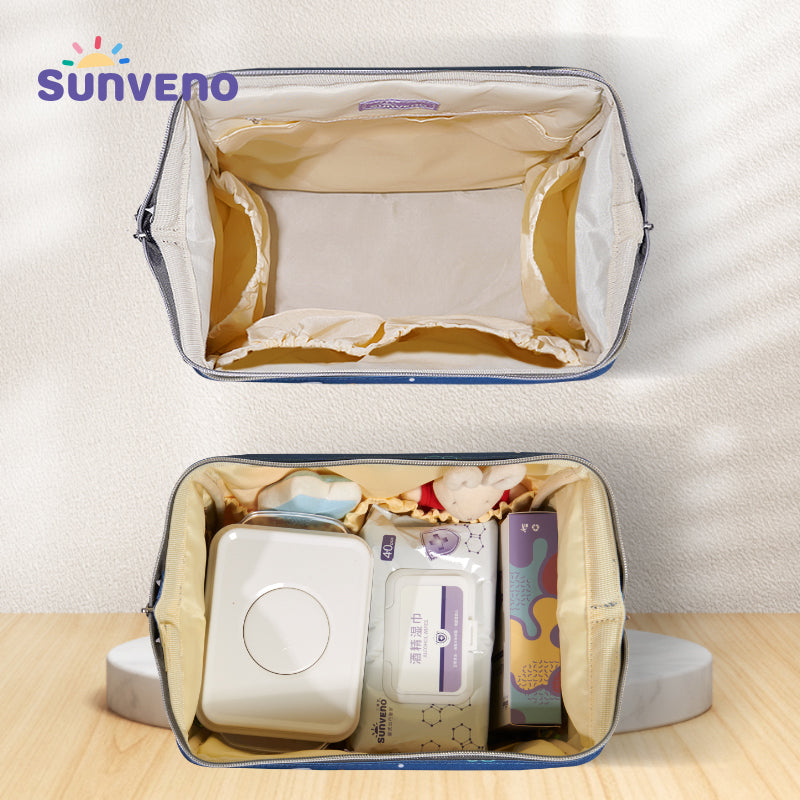 Load image into Gallery viewer, Primary Core Pocket Open Wide Diaper Backpack
