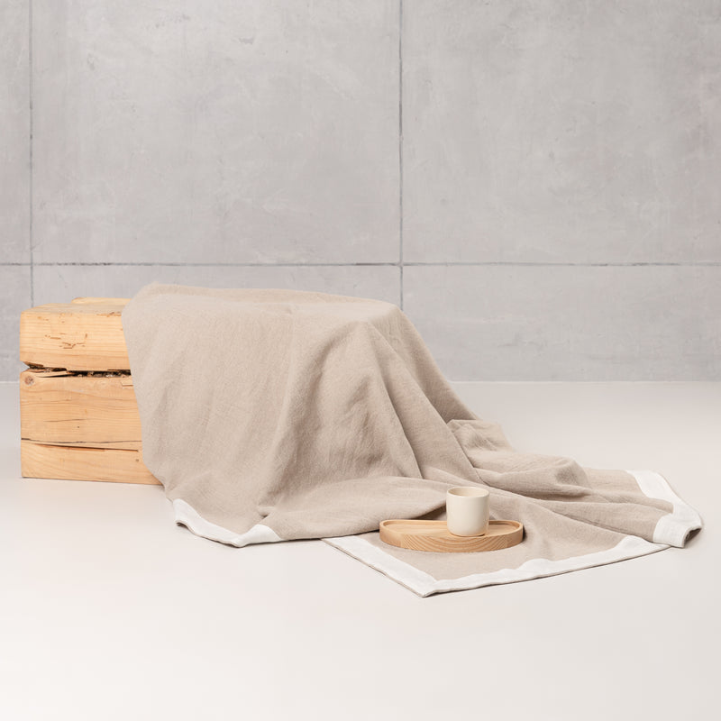 Load image into Gallery viewer, Hemp linen throw blanket
