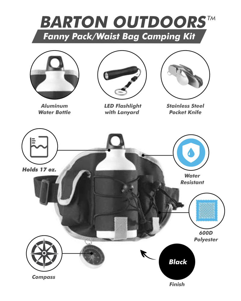 Load image into Gallery viewer, Waist Bag Camping Kit
