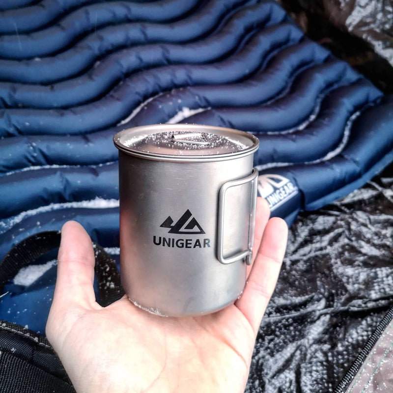 Load image into Gallery viewer, 100% Titanium Camping Cup 450ml
