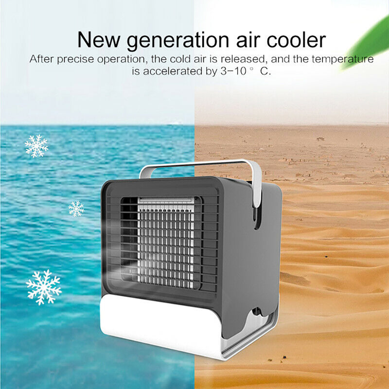 Load image into Gallery viewer, USB Mini Negative Ion Cool Fan Air Conditioner
