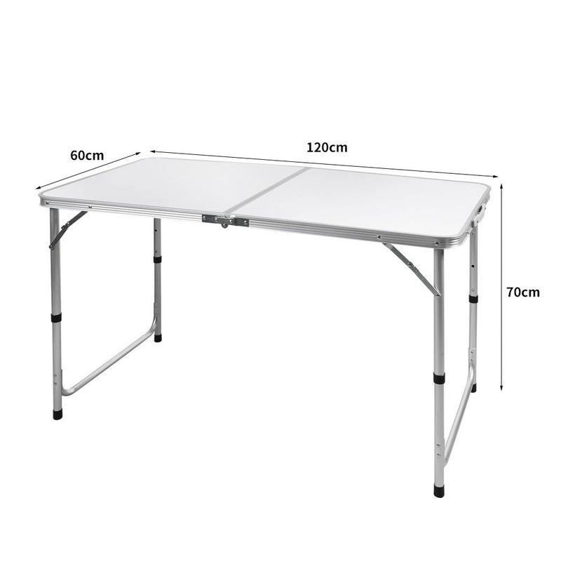 Load image into Gallery viewer, Folding Camping Table Aluminium Portable Picnic Outdoor Foldable
