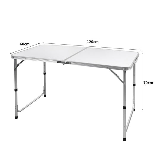 Folding Camping Table Aluminium Portable Picnic Outdoor Foldable