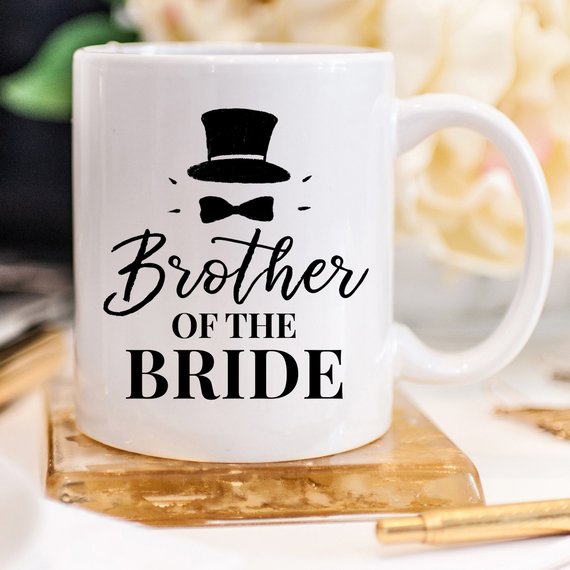 Load image into Gallery viewer, Coffee Mug, Brother Of The Bride, Top Hat,  Tea,
