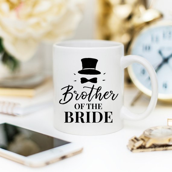 Load image into Gallery viewer, Coffee Mug, Brother Of The Bride, Top Hat,  Tea,
