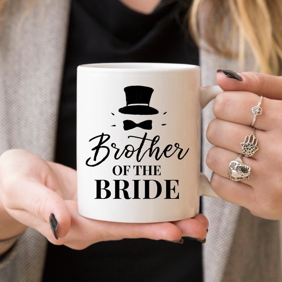 Load image into Gallery viewer, Coffee Mug, Brother Of The Bride, Top Hat,  Tea,
