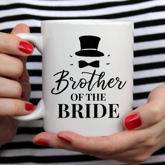 Load image into Gallery viewer, Coffee Mug, Brother Of The Bride, Top Hat,  Tea,
