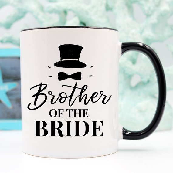 Load image into Gallery viewer, Coffee Mug, Brother Of The Bride, Top Hat,  Tea,
