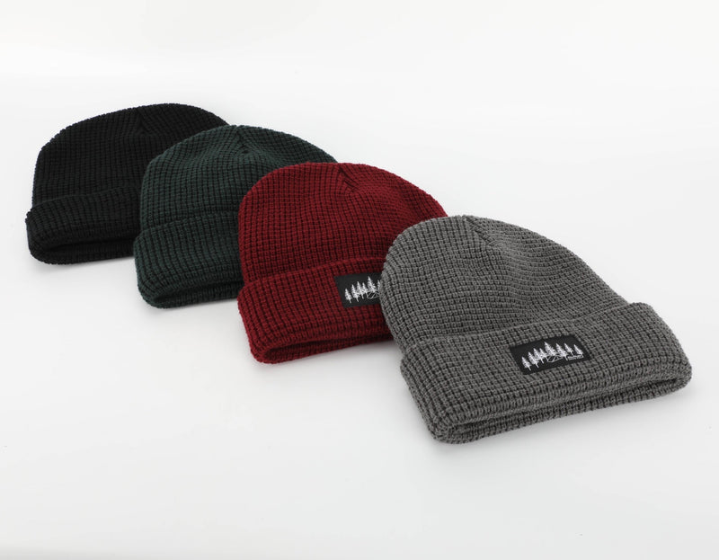 Load image into Gallery viewer, Burgundy Explorer Waffle Beanie
