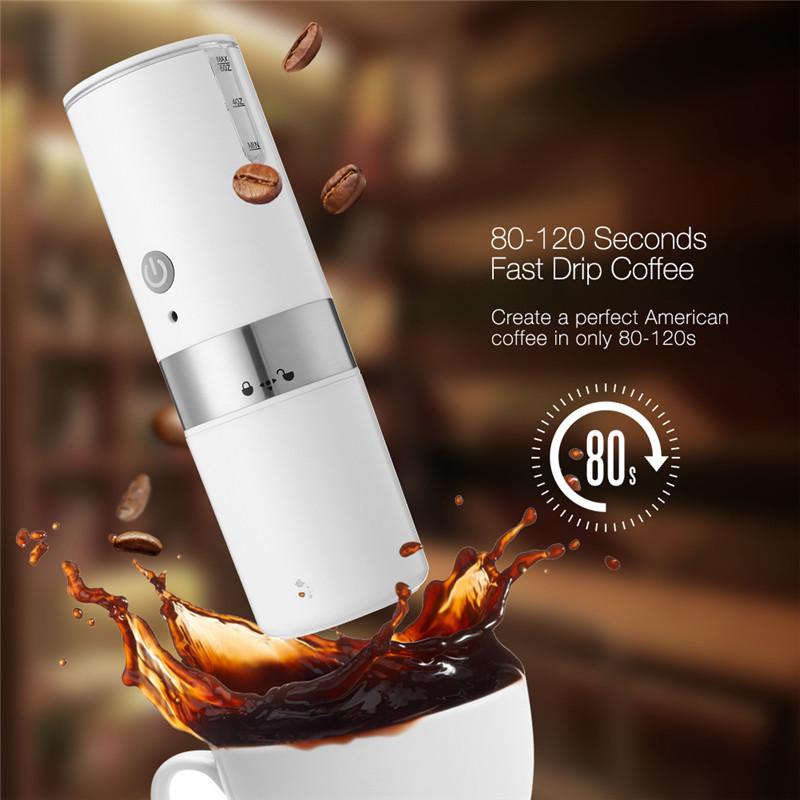 Load image into Gallery viewer, 200ml Mini Coffee Machine Portable Coffee Maker Hourglass American
