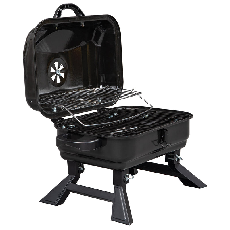 Load image into Gallery viewer, Portable Tabletop BBQ Charcoal Grill
