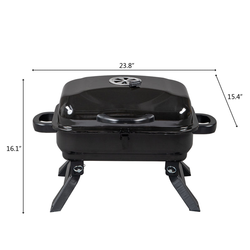 Load image into Gallery viewer, Portable Tabletop BBQ Charcoal Grill
