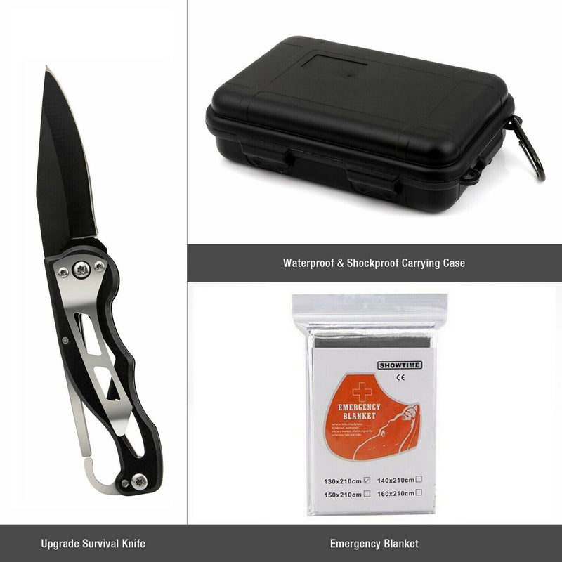 Load image into Gallery viewer, 14 in 1 Outdoor Emergency Survival And Safety Gear Kit Camping
